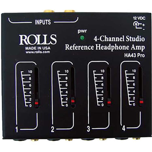Rolls HA43PRO 4 Channel Headphone Amp