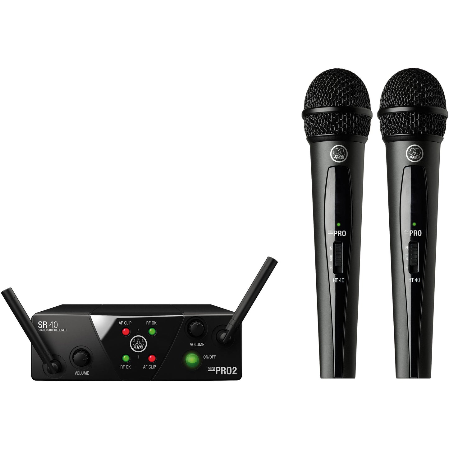 AKG WMS40 Mini Dual Vocal Set - Band US25-B-D