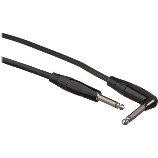 Hosa HGTR-020R Pro Straight to Right Angle Guitar Cable - 20 foot
