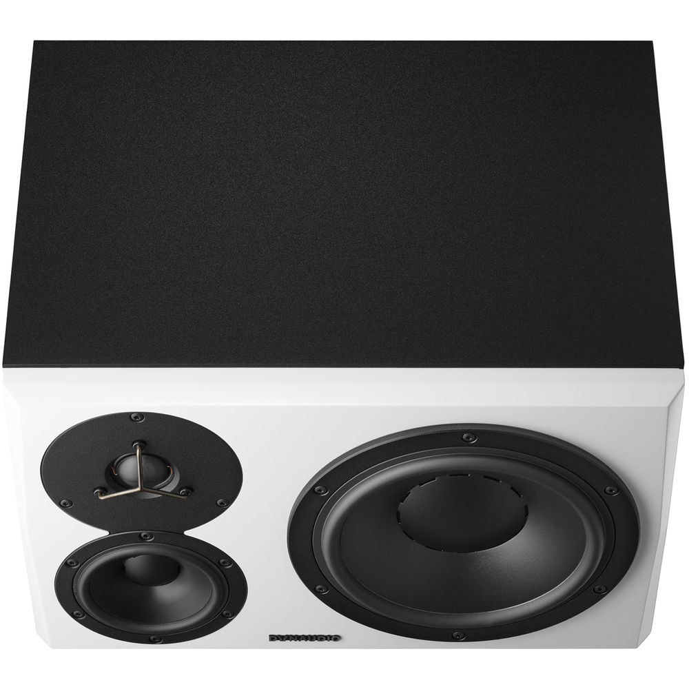 Dynaudio LYD-48 3 Way Powered Studio Monitor - White, Left