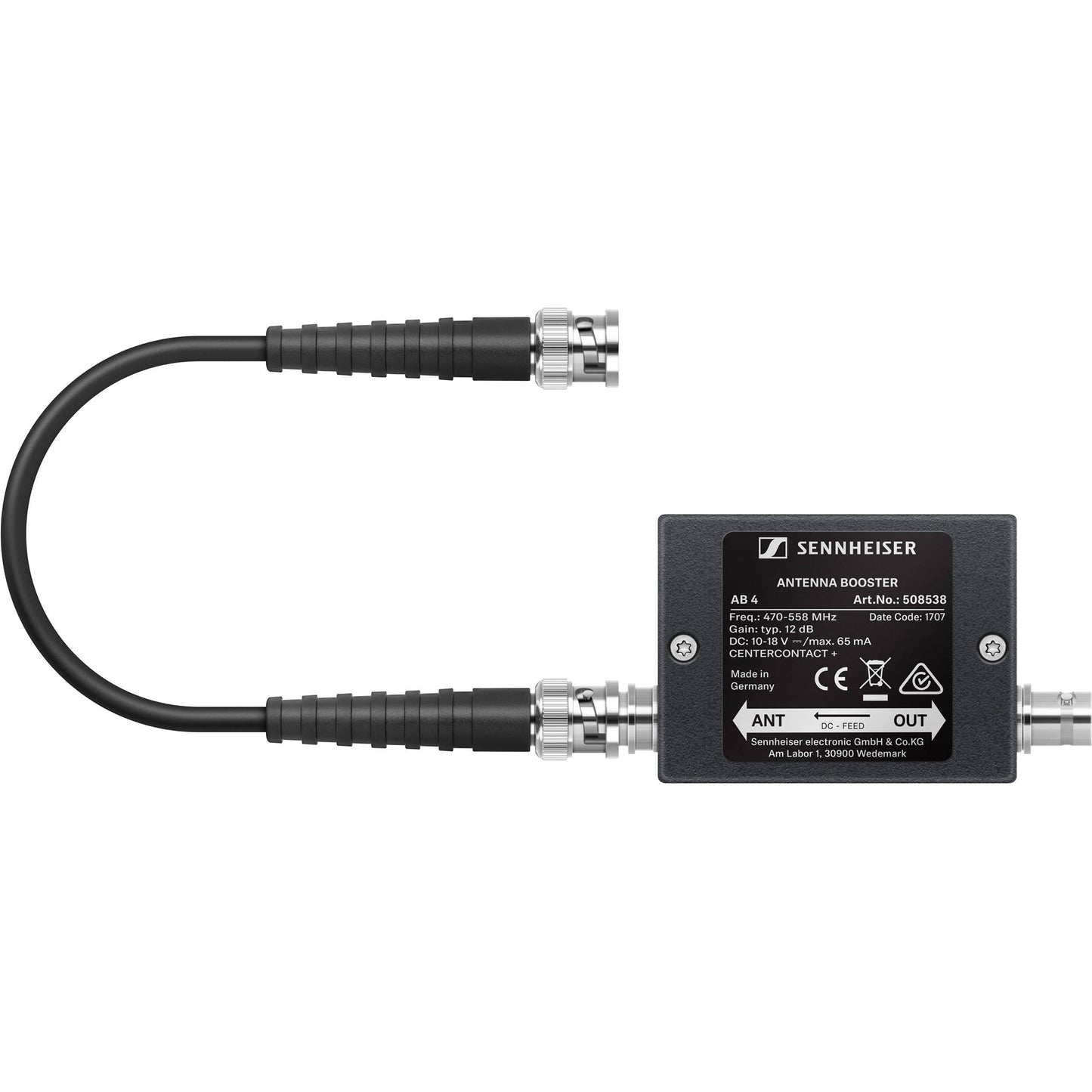 Sennheiser AB 4-AW+ Antenna Booster (470 to 558 MHz)
