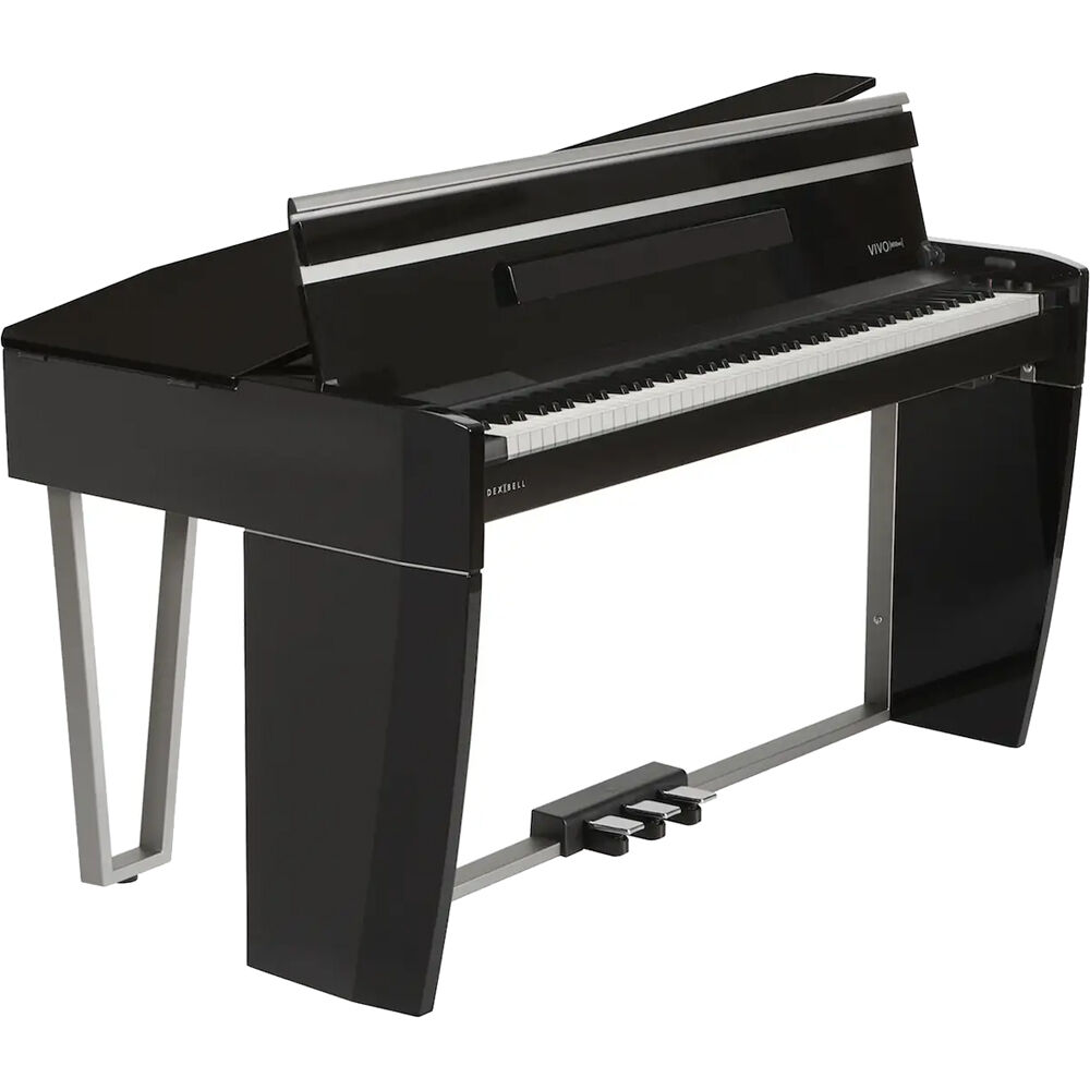 Dexibell VIVOH10MGBKP Digital Mini Grand Piano with Bench (Polished Black)