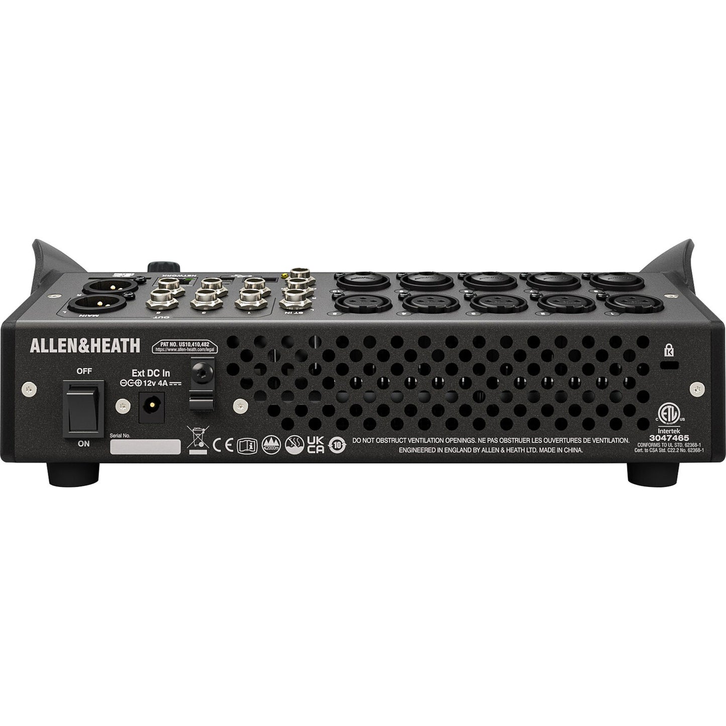 Allen and Heath CQ-12T - Ultra-Compact 12in / 8out Digital Mixer