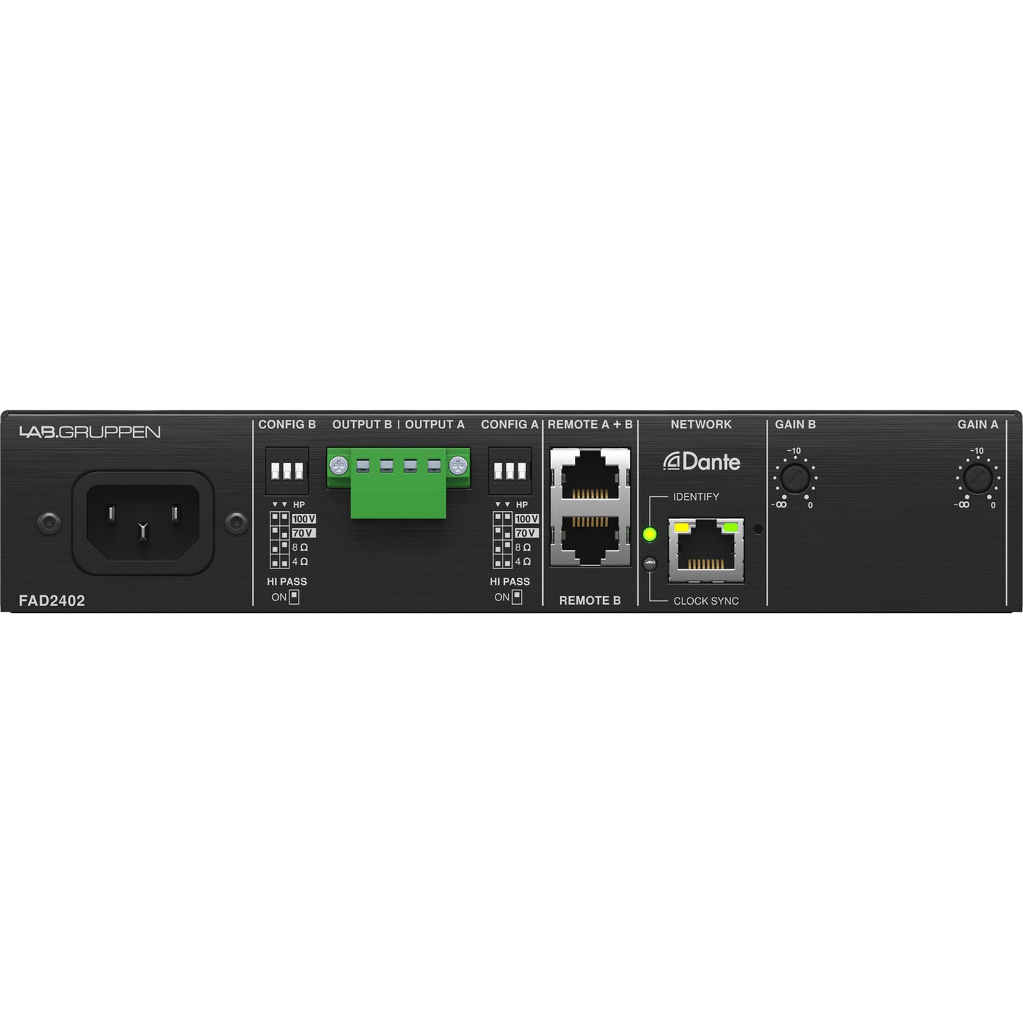 Lab Gruppen FAD2402 Two-Channel 240W Commercial Amplifier