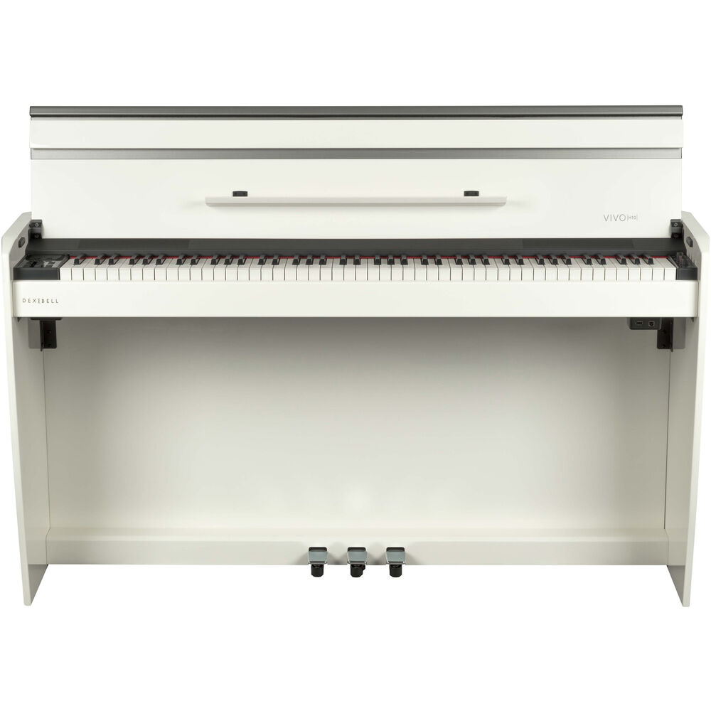 Dexibell VIVO H10 Digital Upright Piano with Bench (Matte White)