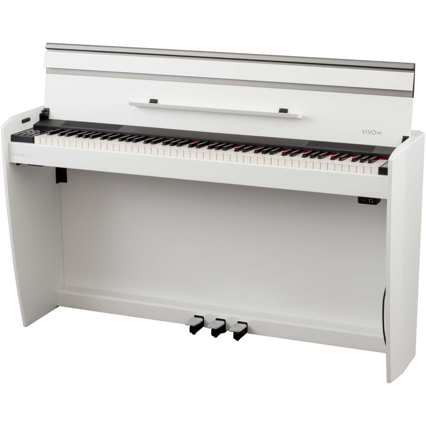 Dexibell VIVO H6 Digital Upright Piano with Bench (Matte White)