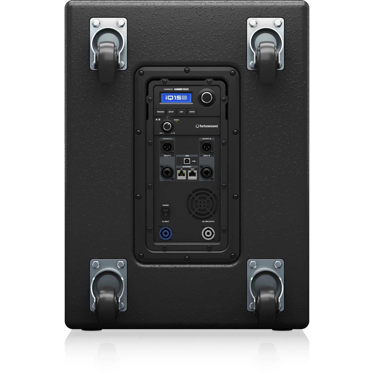 Turbosound iQ15B 3000W Powered 15" Subwoofer with Klark Teknik DSP and ULTRANET
