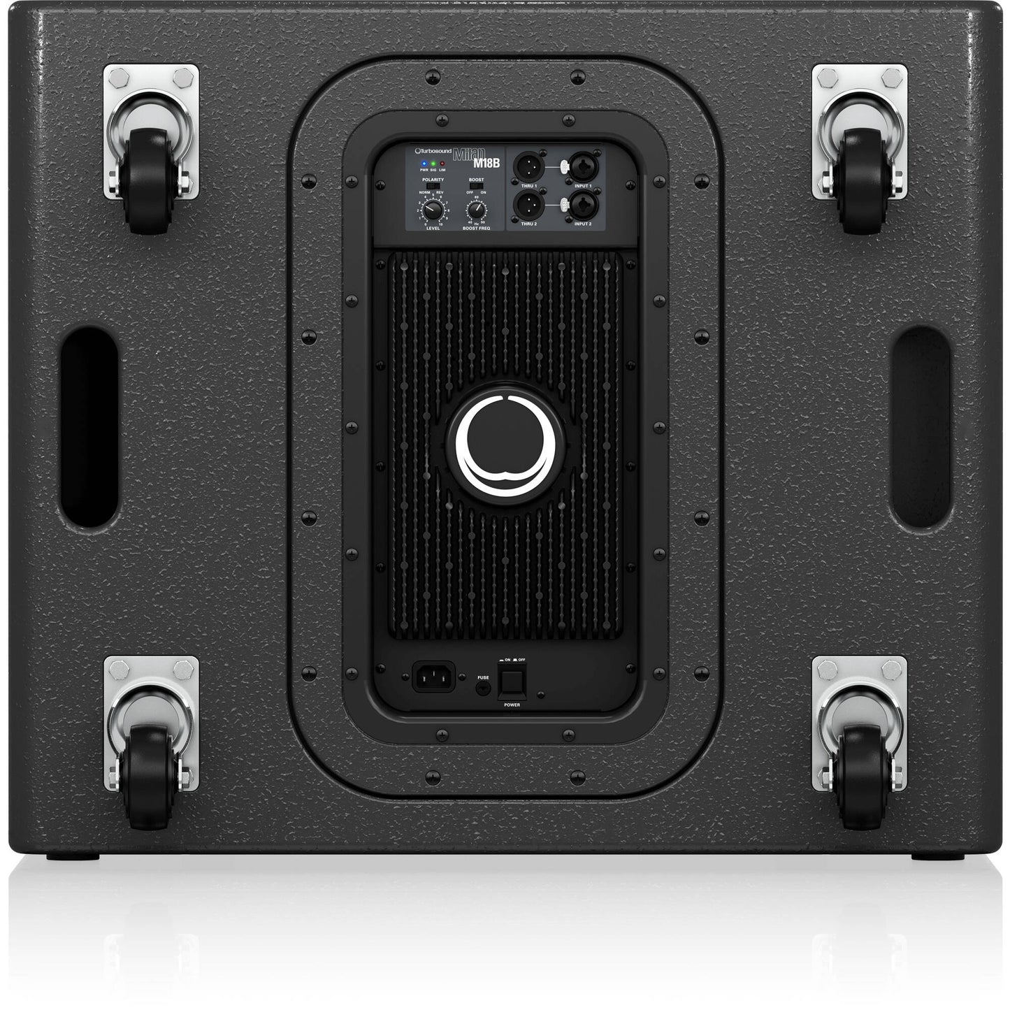 Turbosound M18B 2200W 18" Powered Subwoofer with Klark Teknik Technology