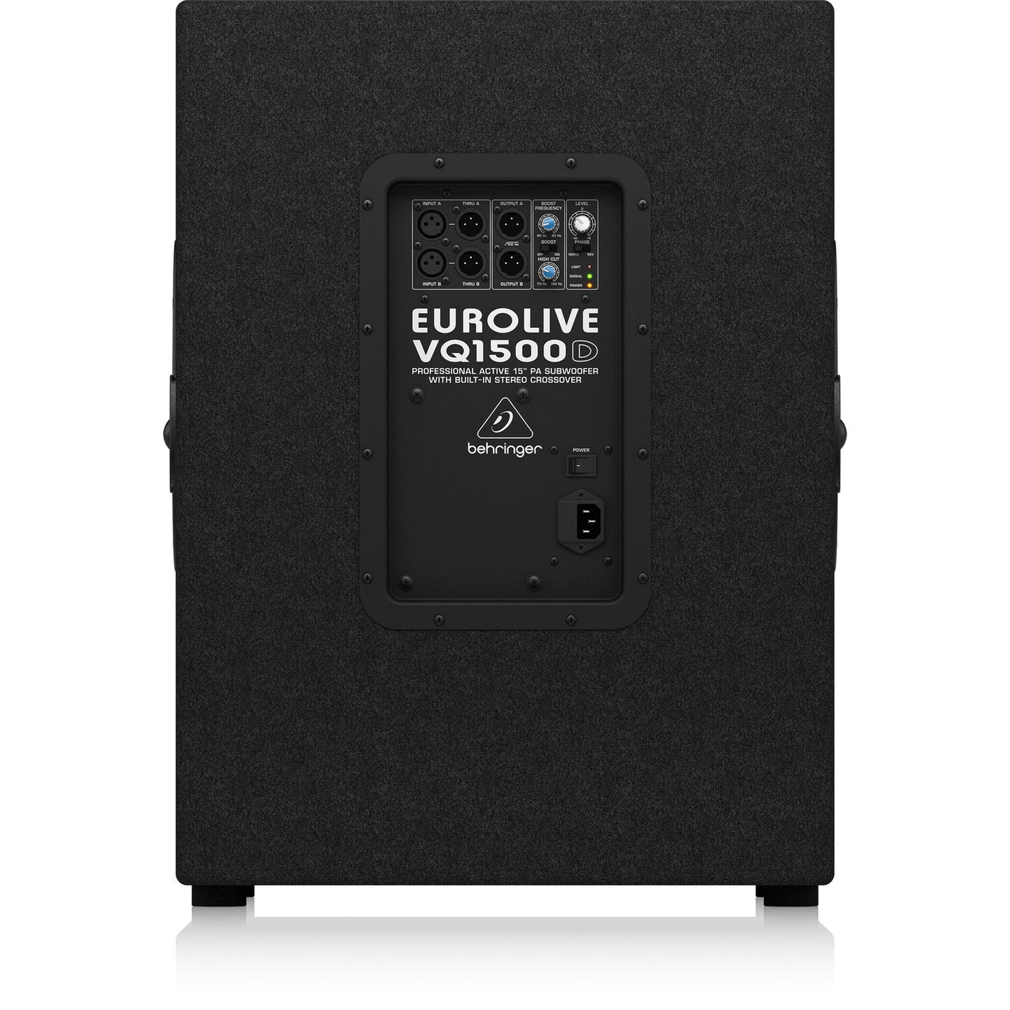 Behringer Eurolive VQ1500D Active 500W 15" Subwoofer w/Built-In Stereo Crossover