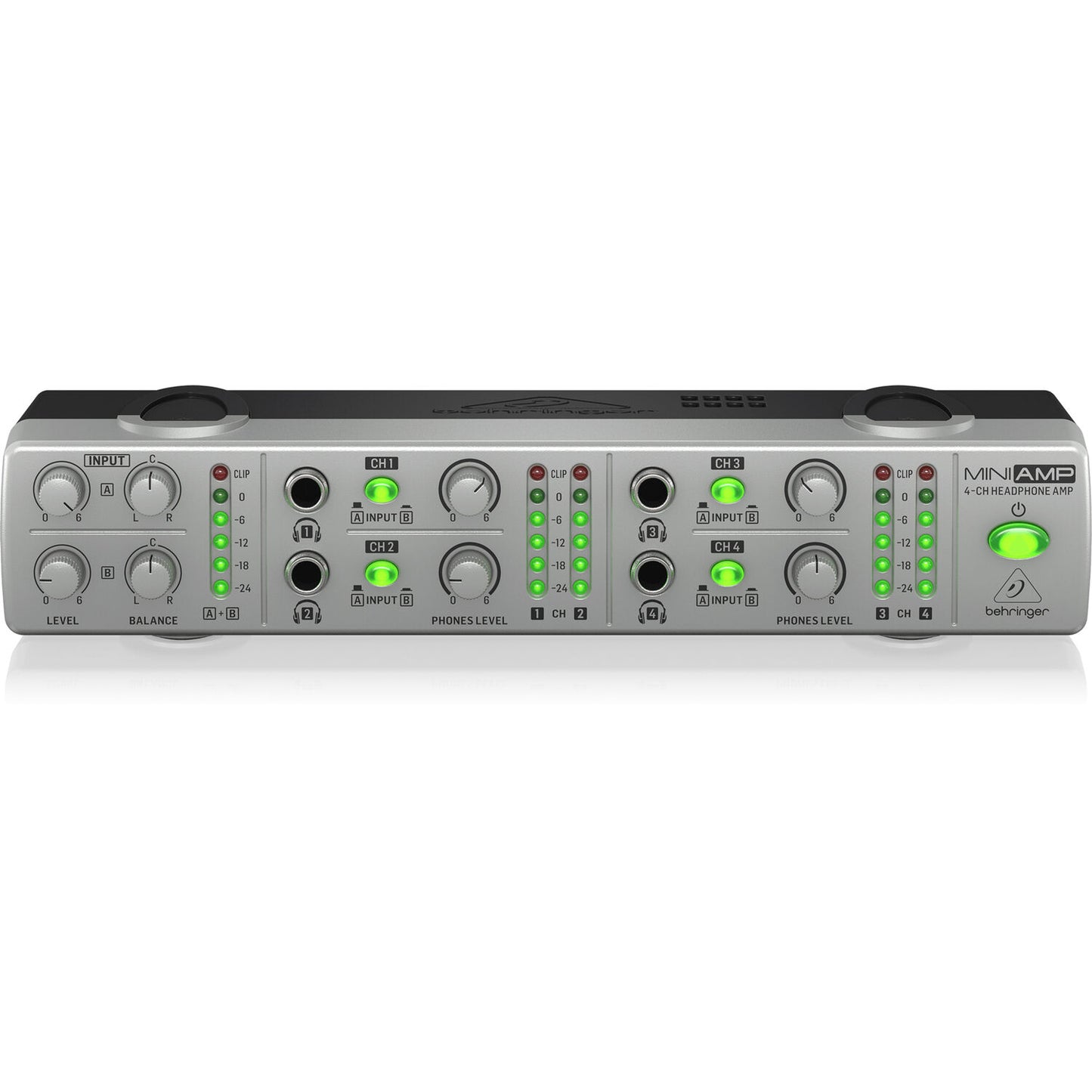 Behringer AMP800 V2 Ultra-Compact 4-Channel Stereo Headphone Amplifier