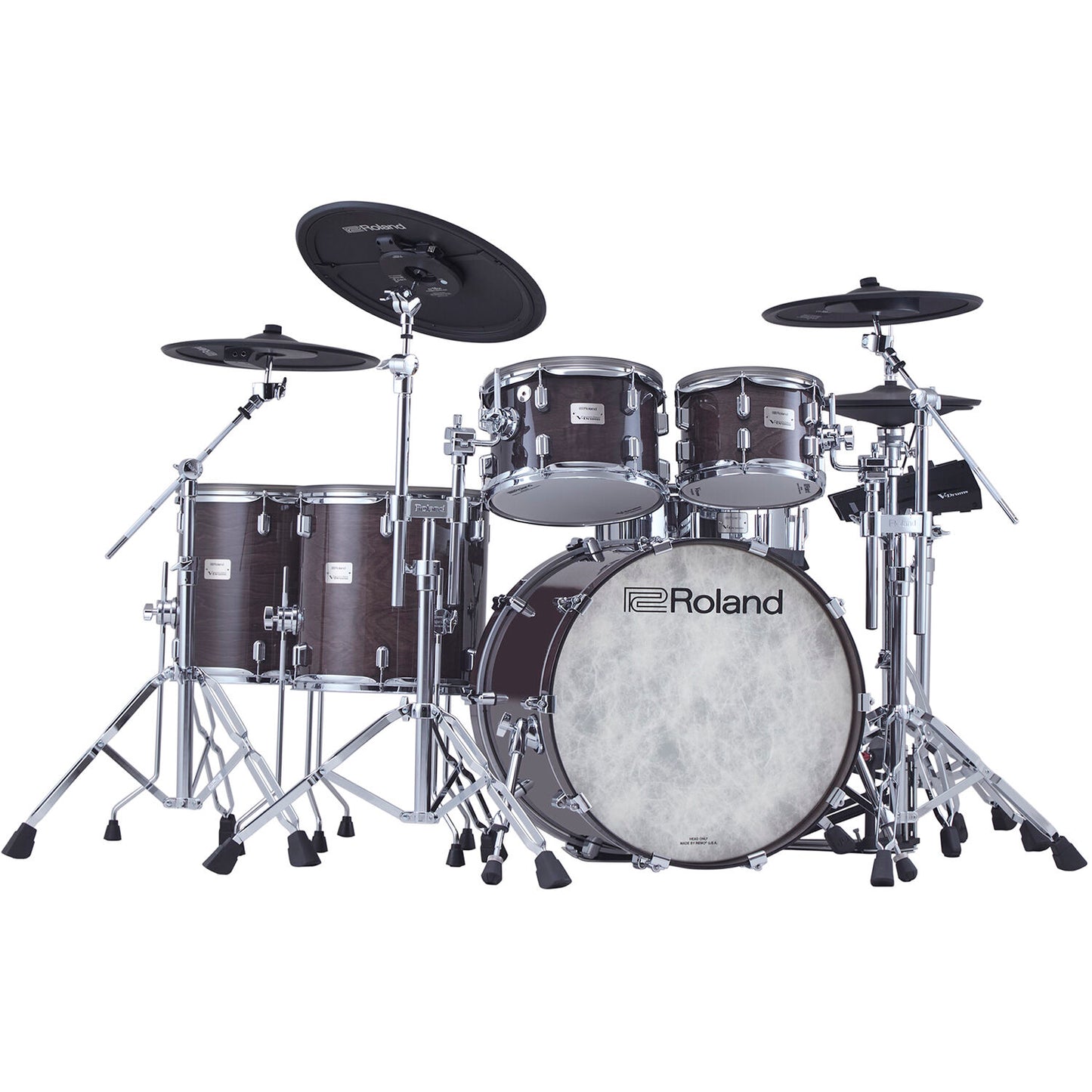 Roland VAD716-GE V-Drums Acoustic Design Kit - Gloss Ebony