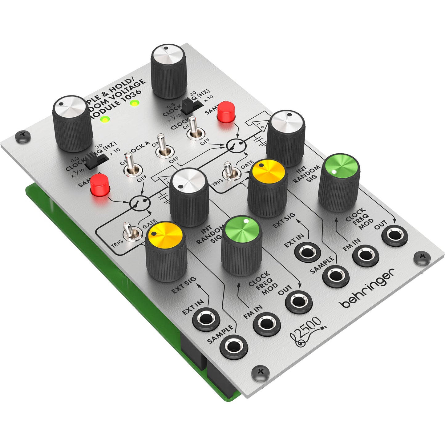 Behringer 1036 Dual Sample & Hold with Voltage-Controlled Clock Module for Eurorack