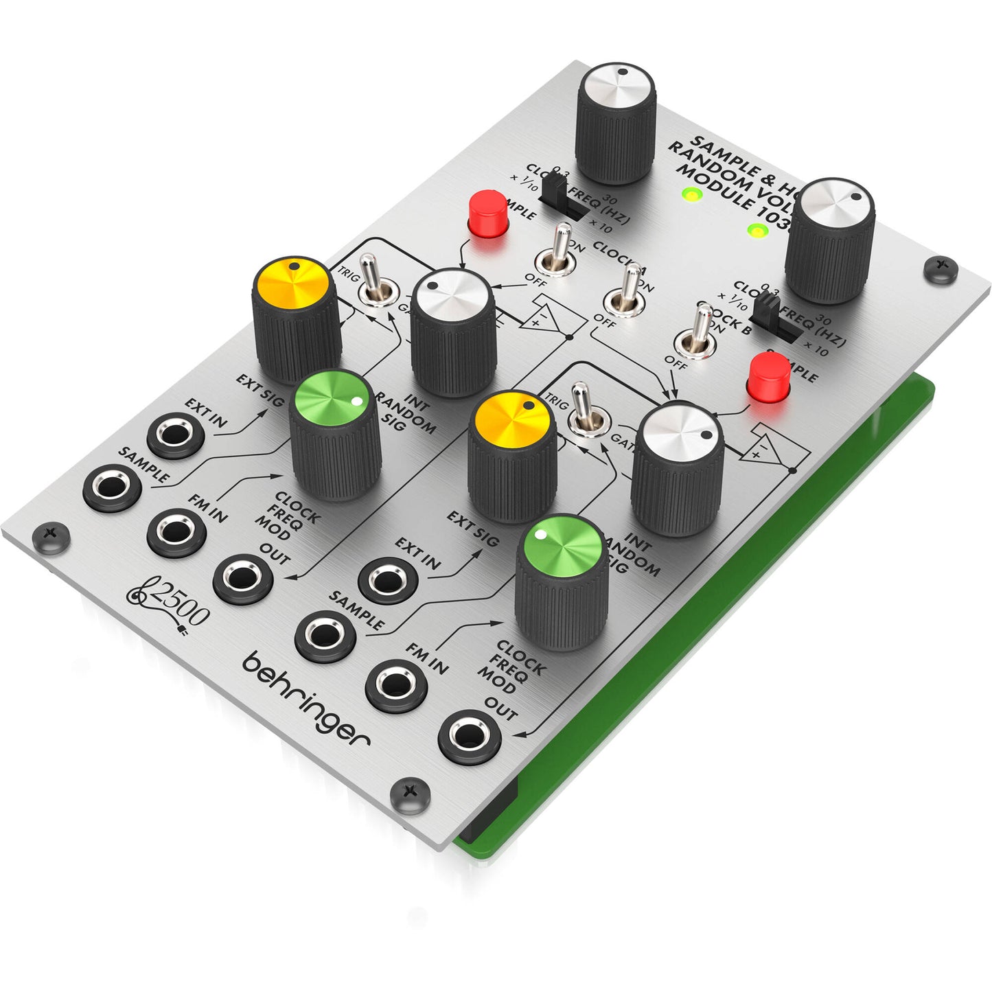 Behringer 1036 Dual Sample & Hold with Voltage-Controlled Clock Module for Eurorack