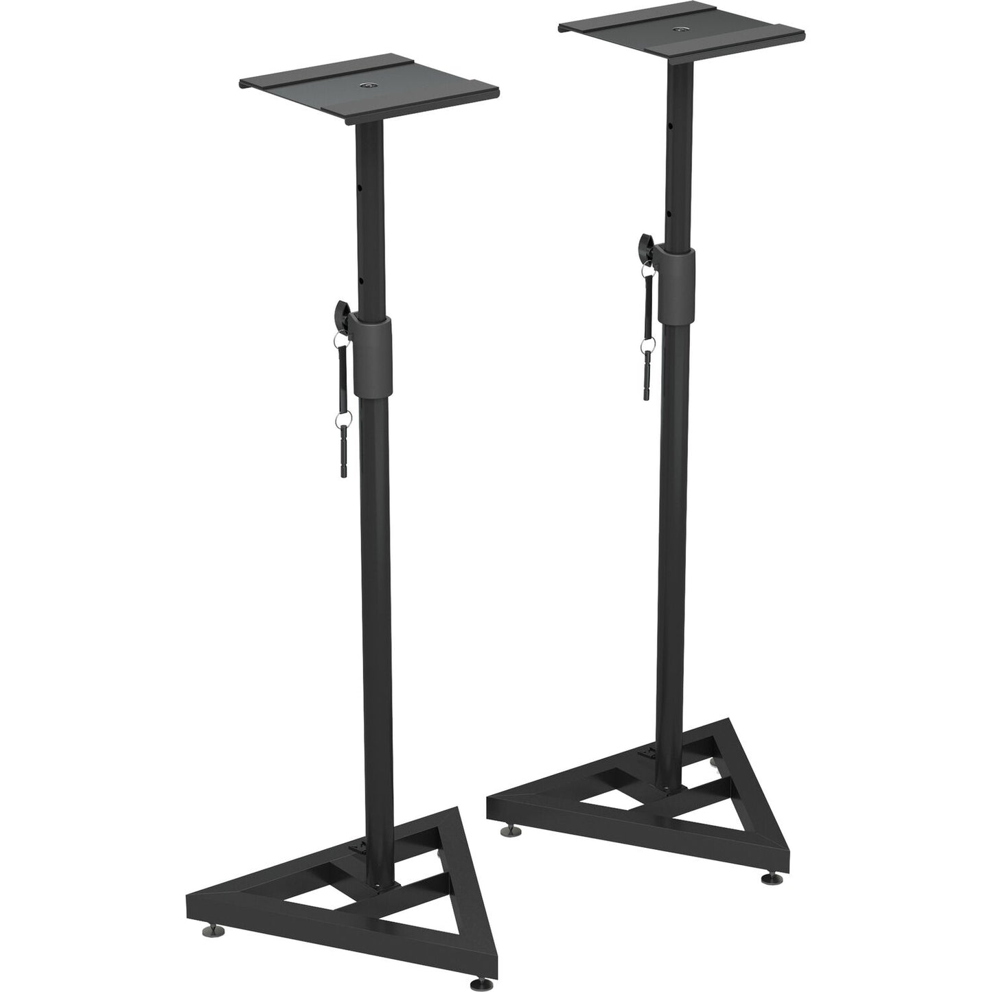 Behringer Heavy-Duty Height-Adjustable Monitor Stands -3-3.8' - 55' - Pair