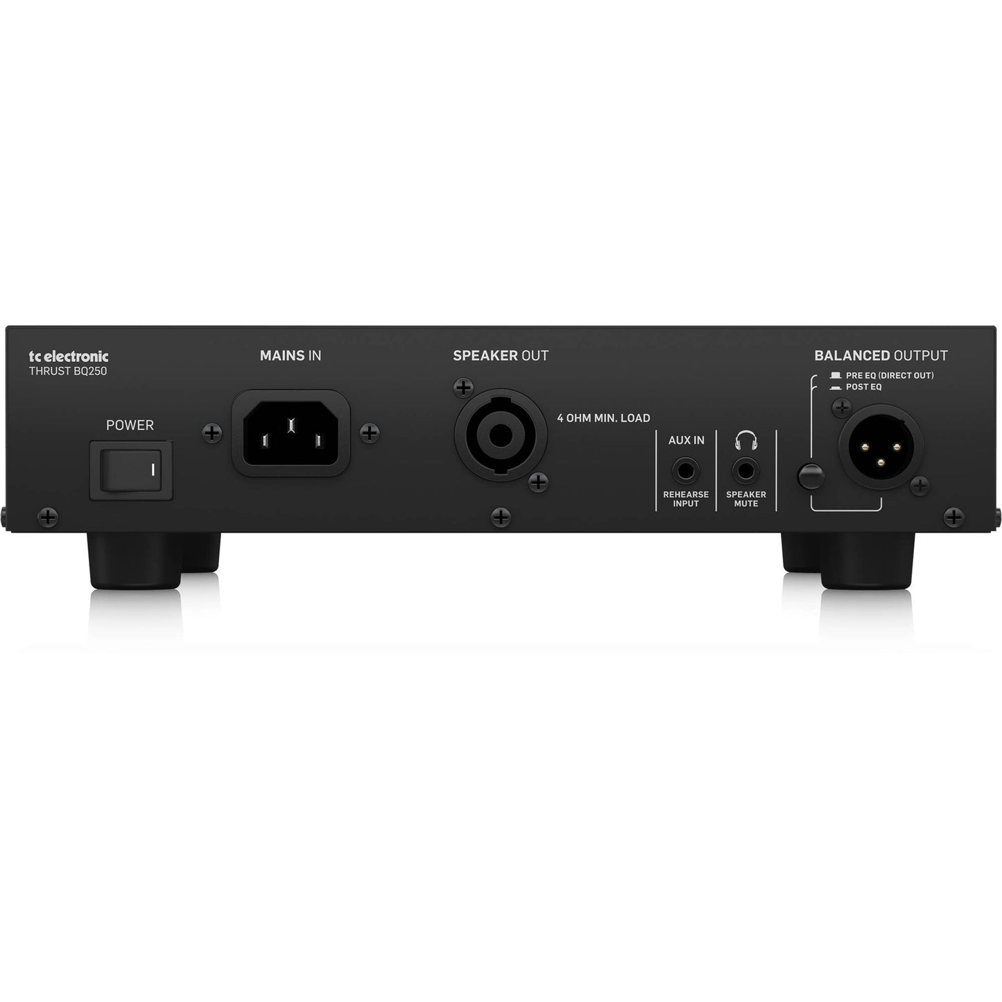 TC Electronic BQ250 250W Portable Bass Head w/Mosfet Preamp & Thrust Compressor