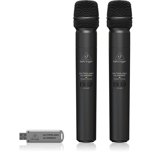 Behringer Ultralink ULM202USB Handheld Wireless USB Dual Microphone System