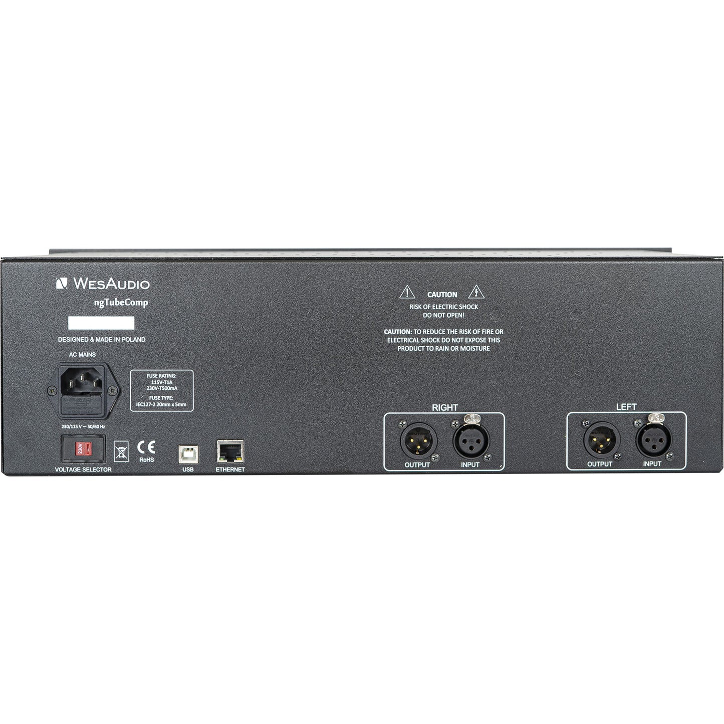 WesAudio ngTubeComp Tube Compressor with Digital Recall