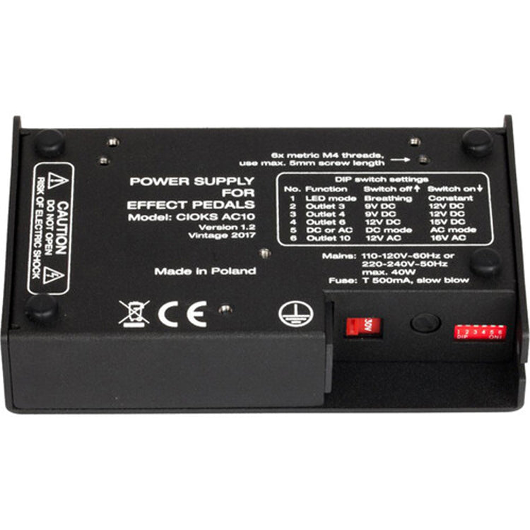CIOKS AC10 Multi-Output Guitar Pedal Power Supply