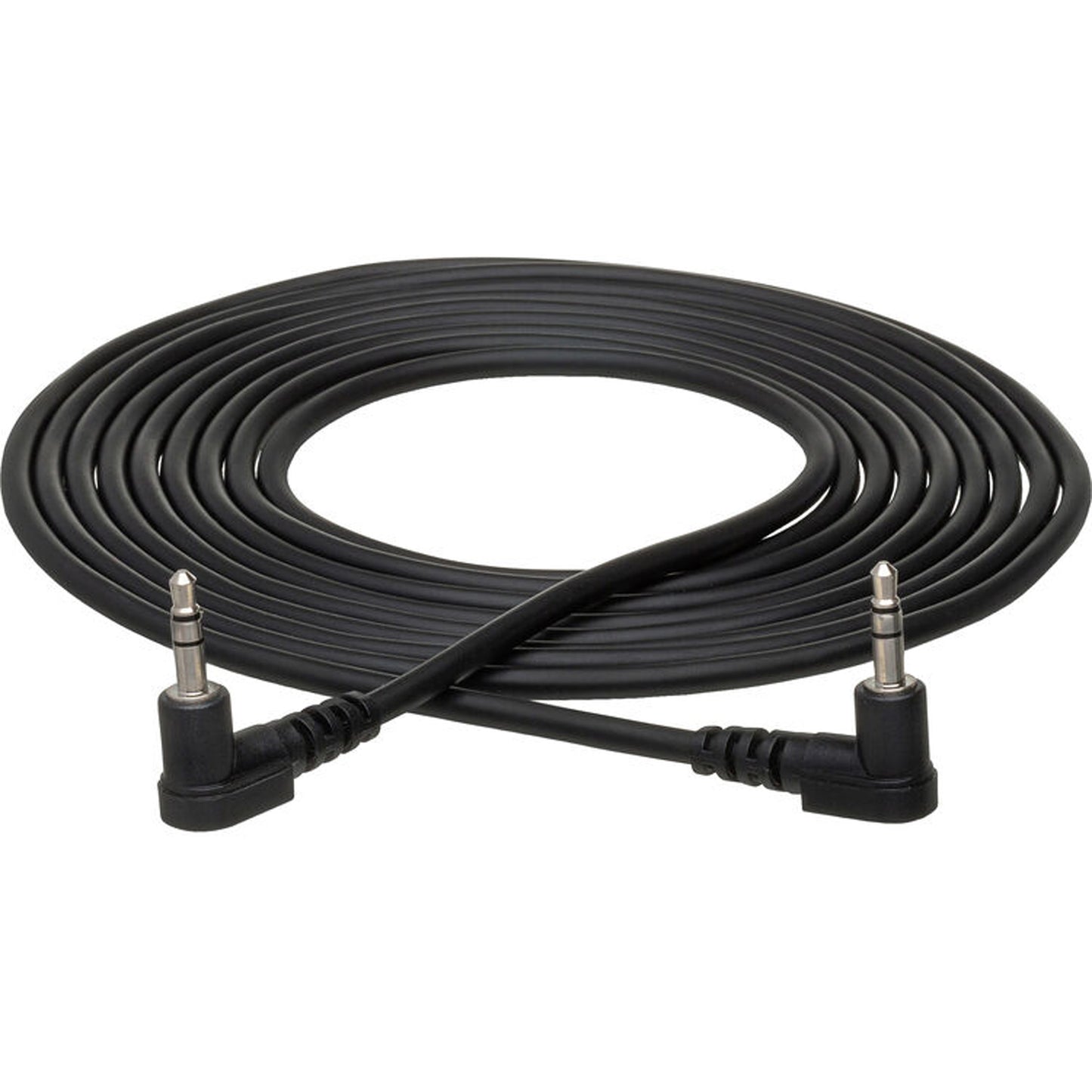 Hosa CMM-105RR Stereo Interconnect, Right-angle 3.5 mm TRS to Same, 5 ft