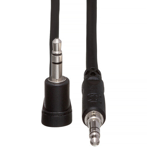 Hosa CMM-103R Stereo Interconnect 3.5 mm TRS to Right-angle 3.5 mm TRS - 3’