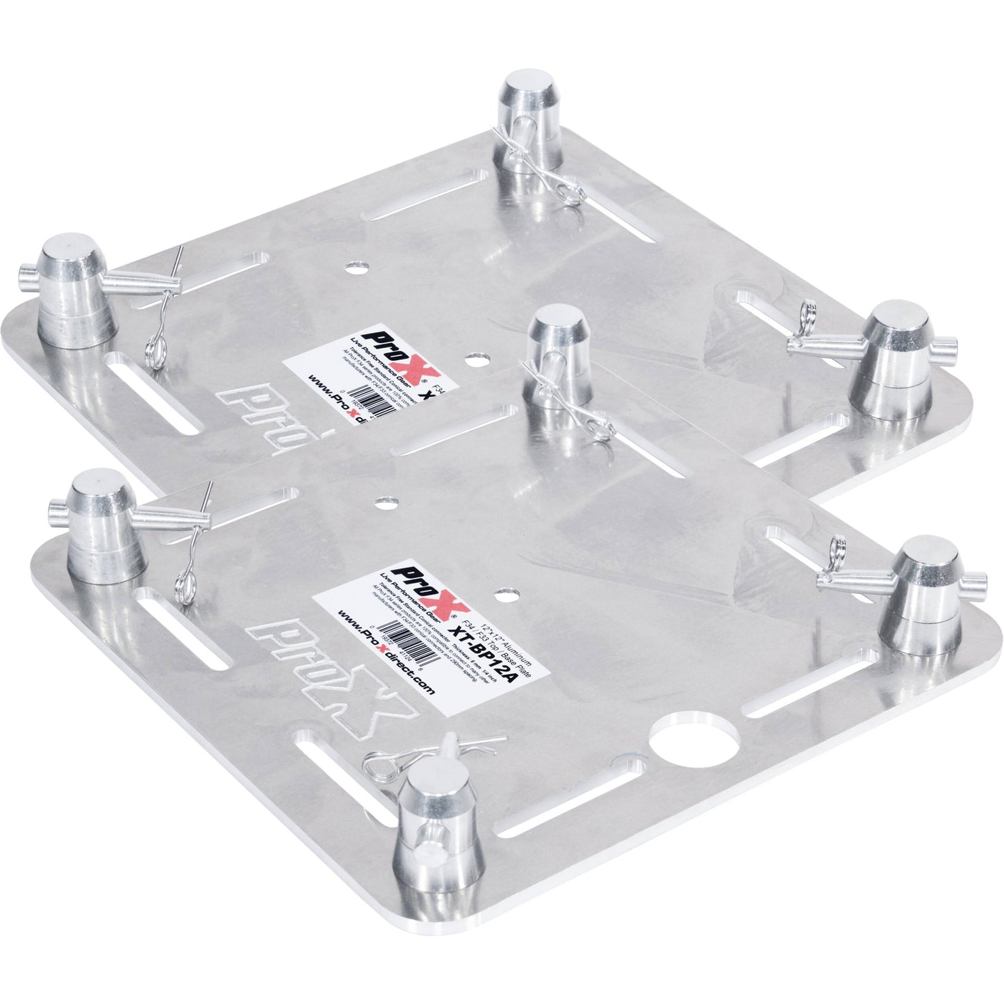 ProX 12x12" Aluminum Truss Top Plate with Conical Connectors for F34/F32/F31 - 2-Pack
