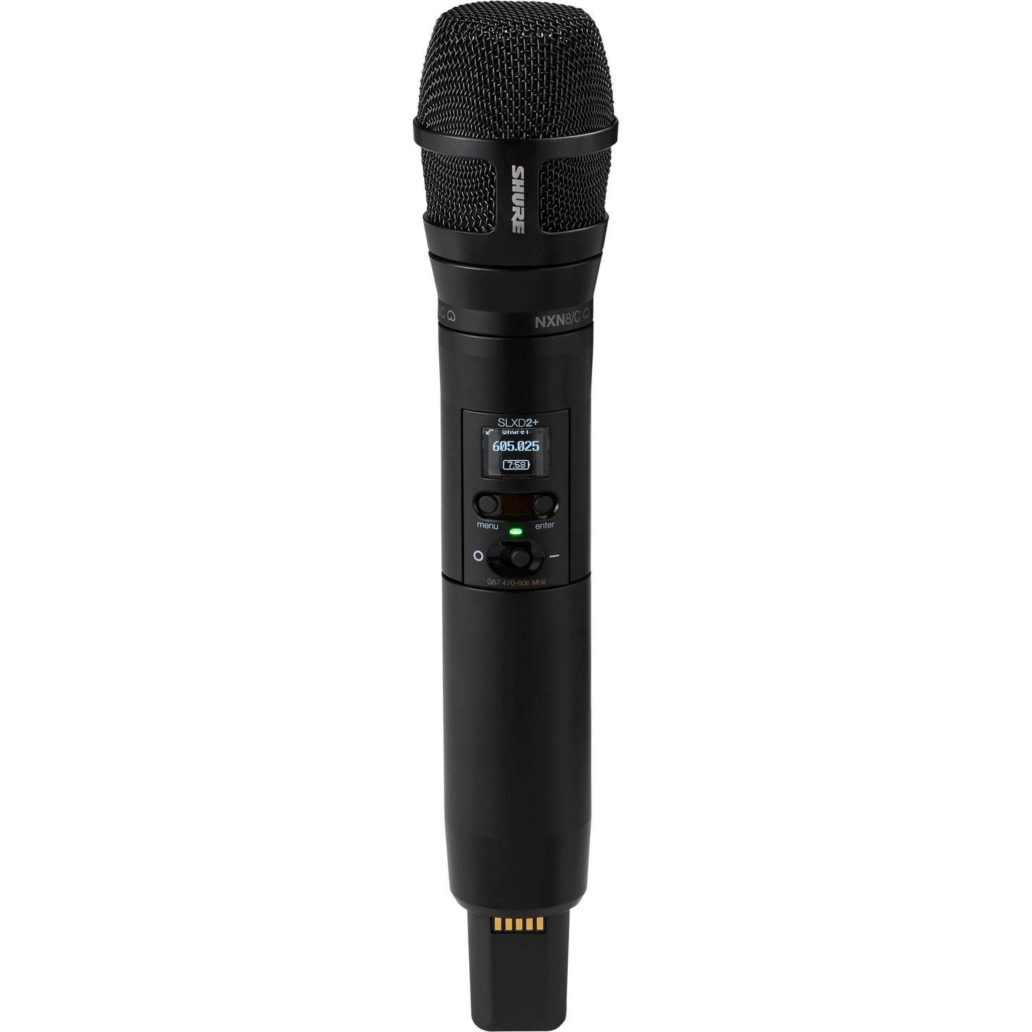 Shure SLXD2+ Wireless Handheld Transmitter w/Nexadyne 8/C Mic Capsule - G57 Frequency