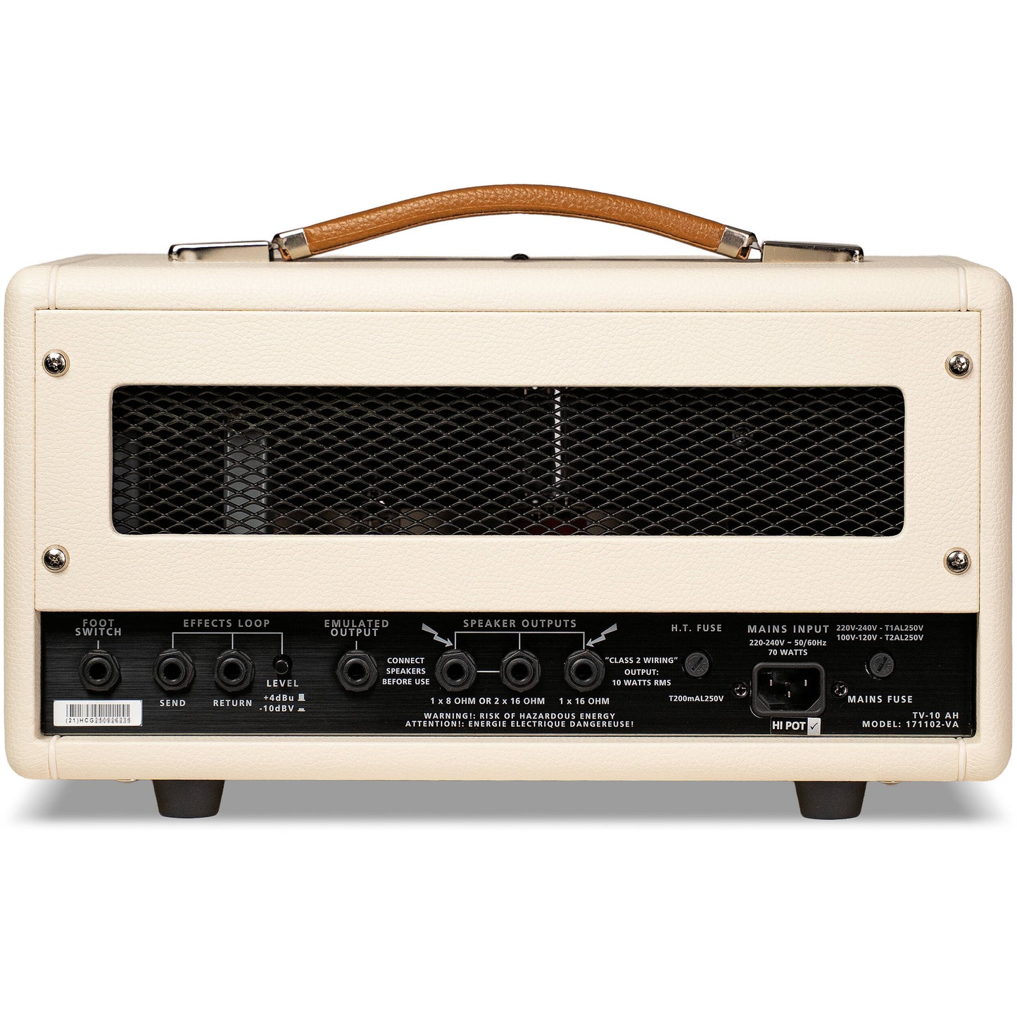 Blackstar TV-10 AH 10W Tube Amplifier Head with 6L6 Power Tubes