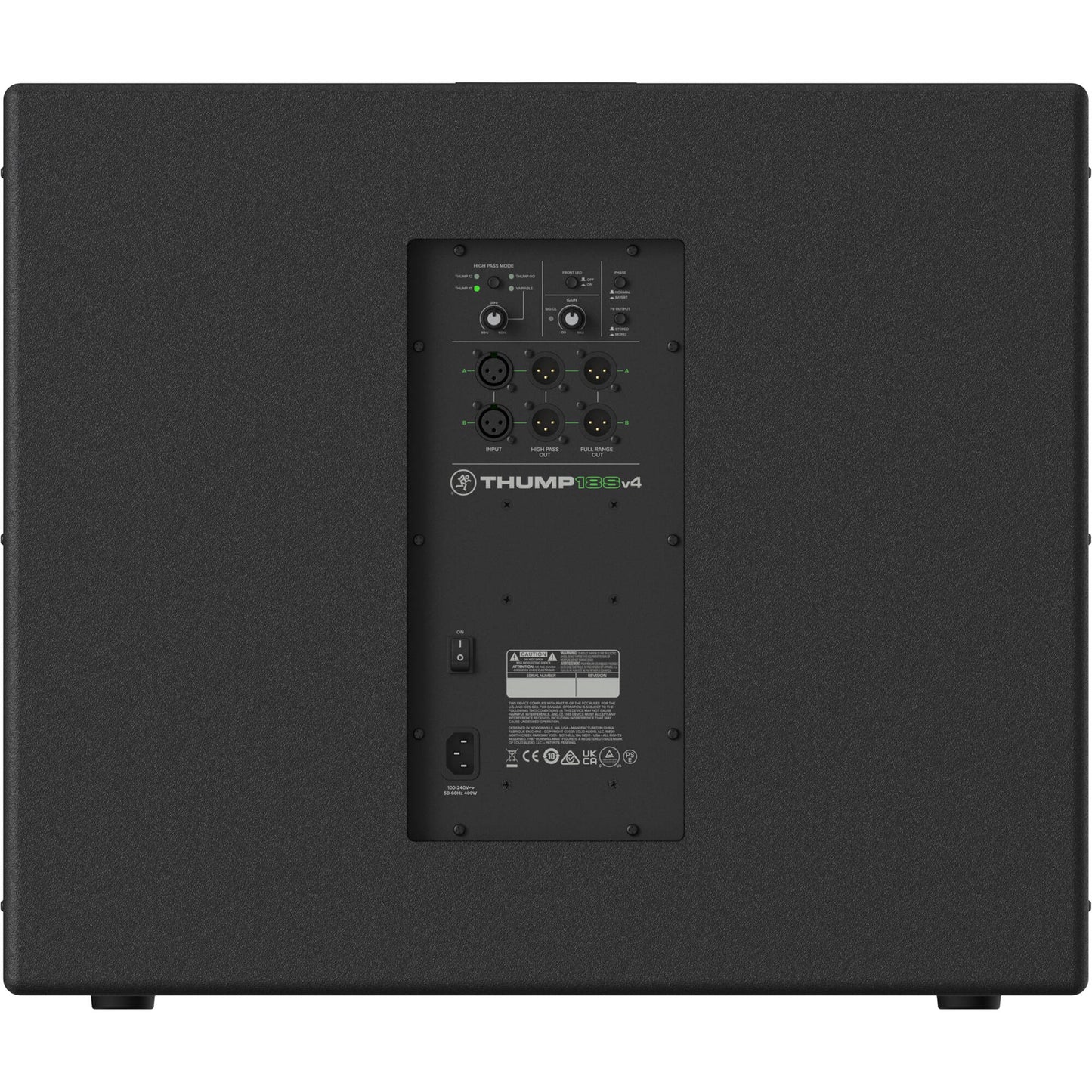 Mackie Thump18Sv4 18" Professional 1400W Powered Subwoofer