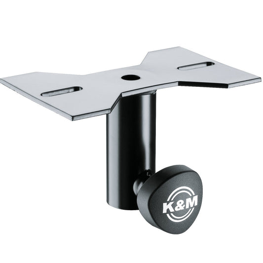 K&M 195/8 Slip-On Speaker Mounting Adapter -Black