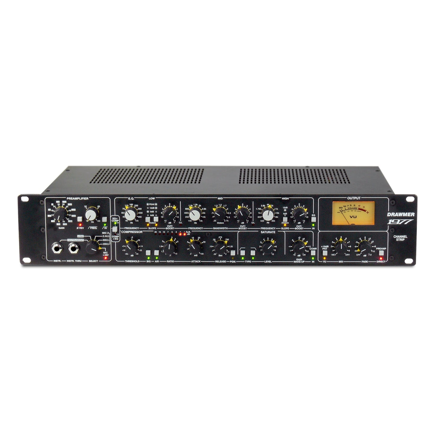Drawmer 1977 Preamp Channel Strip with Compression and Saturation