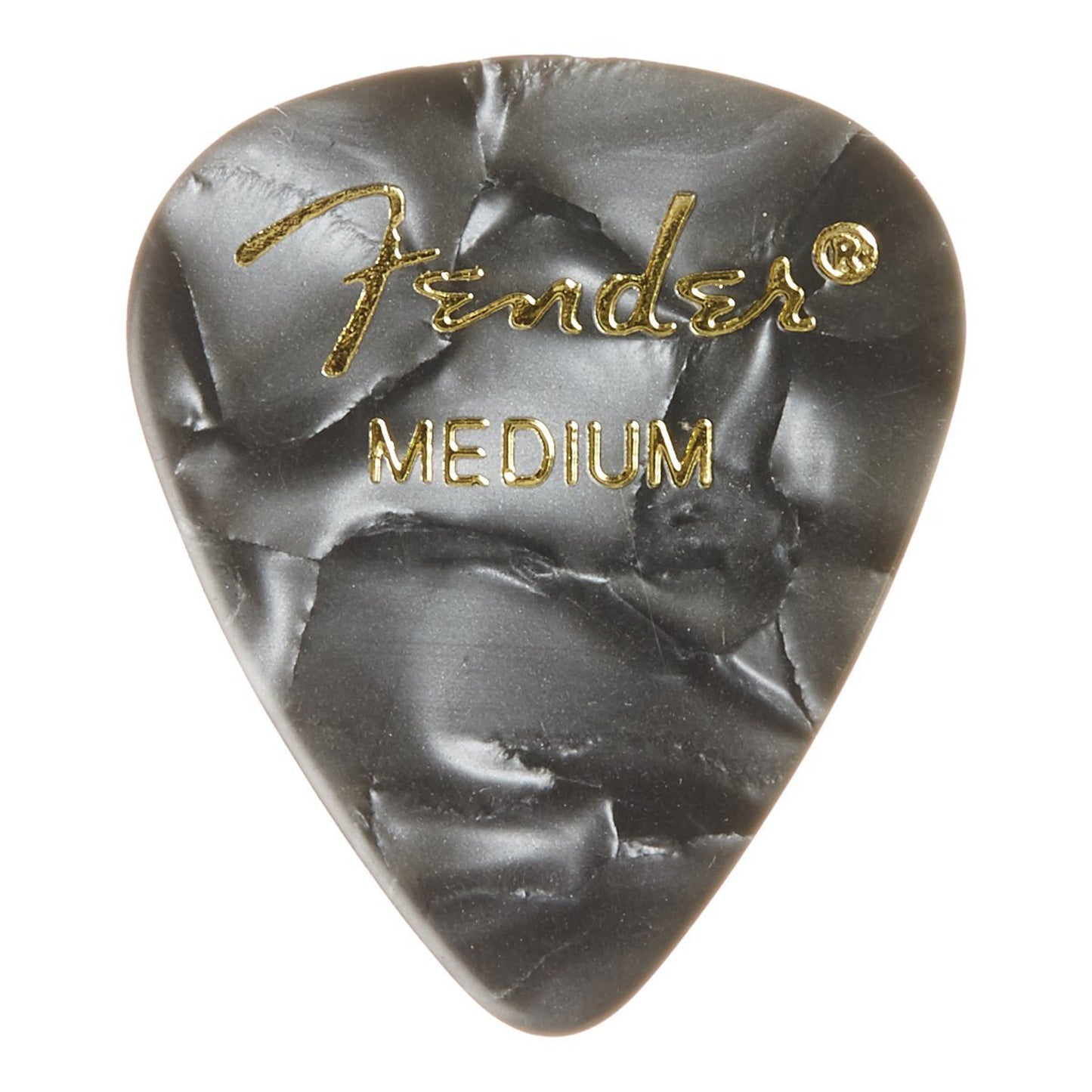 Fender 351 Premium Celluloid Guitar Picks (12-Pack) - Black Moto