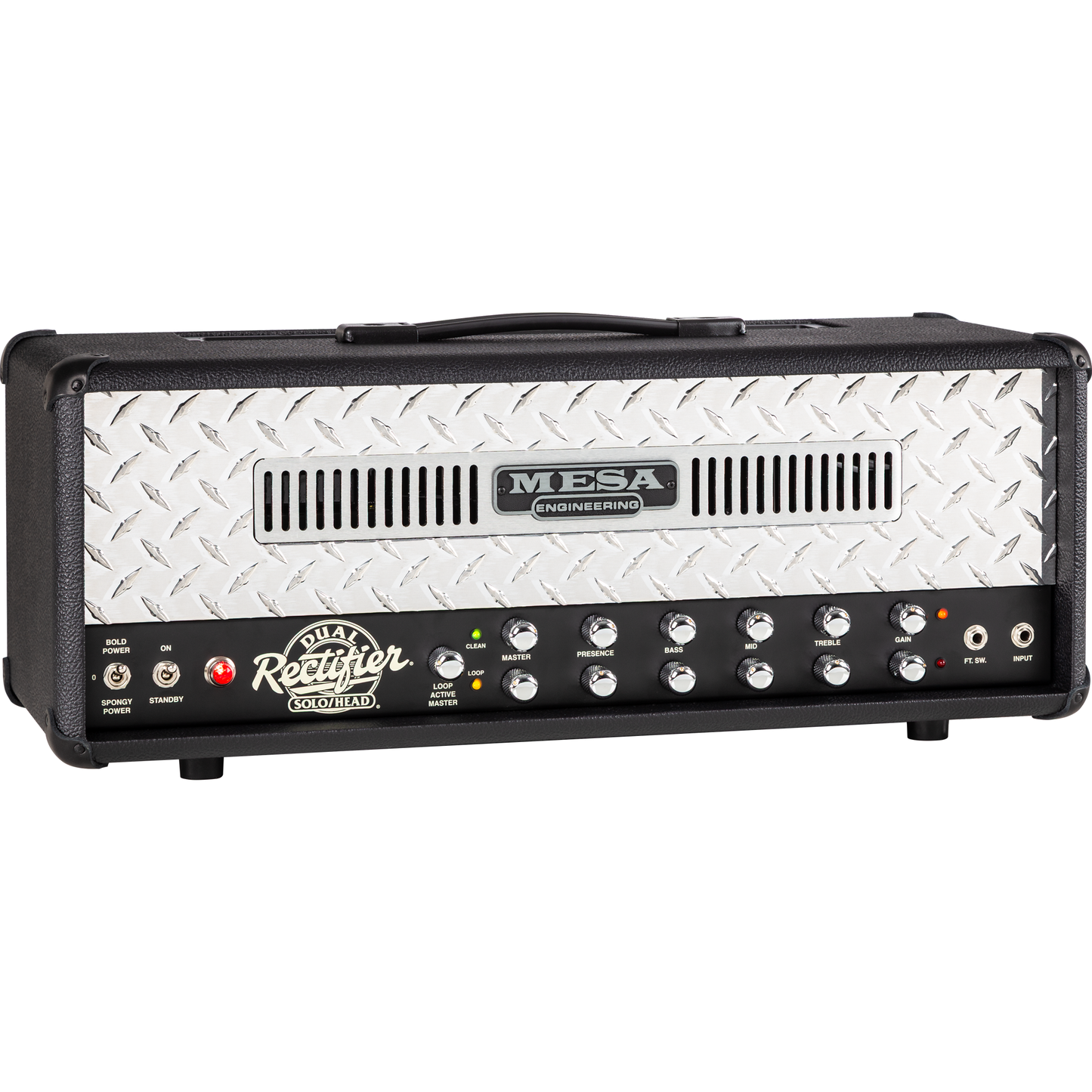 Mesa Boogie 90s Dual Rectifier Standard Head Amplifier - Black Bronco
