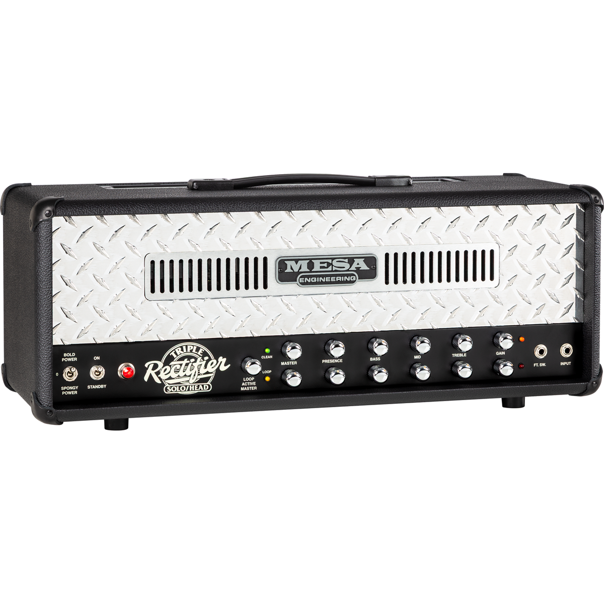Mesa Boogie 2.TR2.1.A 90s Triple Rectifier Standard Head Amp - Black Bronco