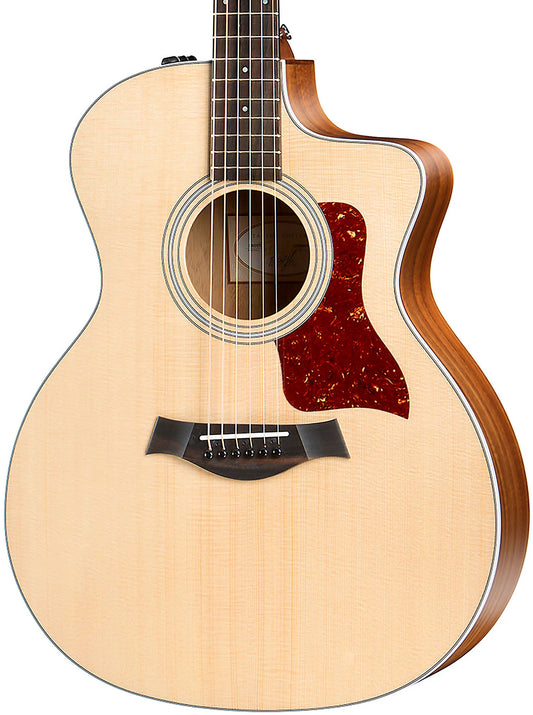 Taylor 214CE Grand Auditorium Acoustic Electric Cutaway with Gig Bag
