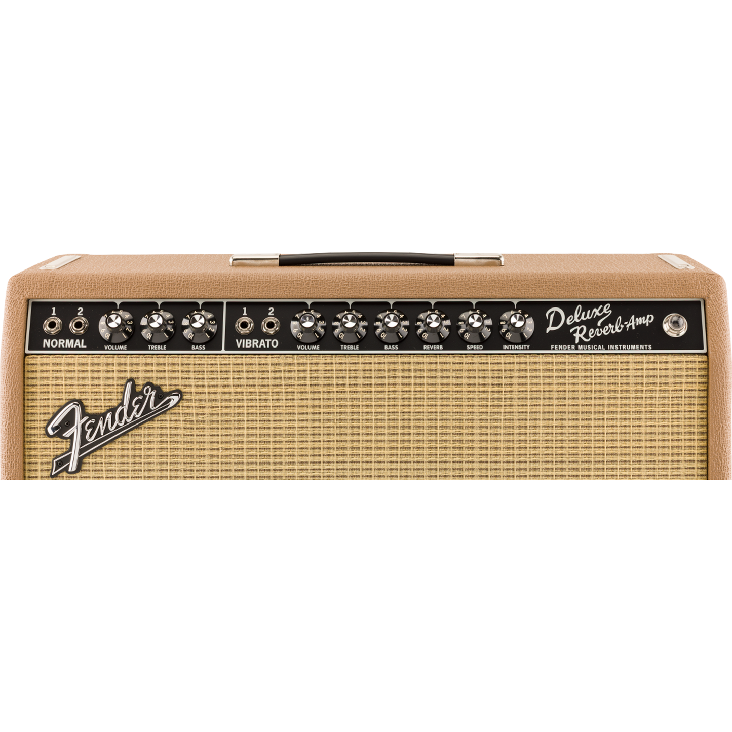 Fender FSR Tone Master Deluxe Reverb Cocoa 120V Combo Amp - Brown Nubtex/Wheat