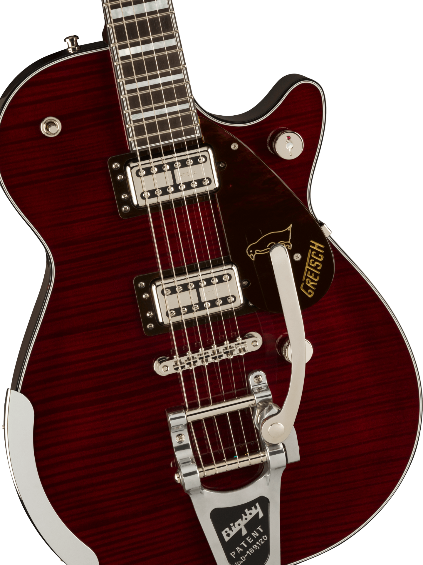 Gretsch Nigel Hendroff Signature Penguin Electric Guitar - Dark Cherry Flame