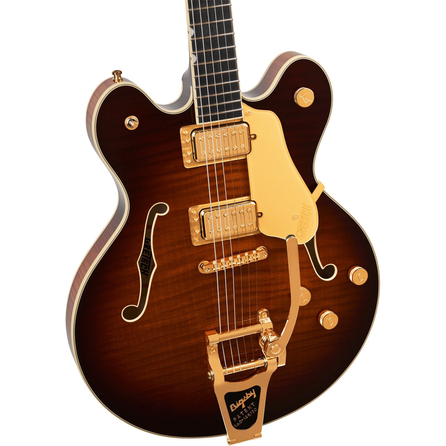 Gretsch Broadkaster LX Figured Center Block Electric Guitar - Havana Burst