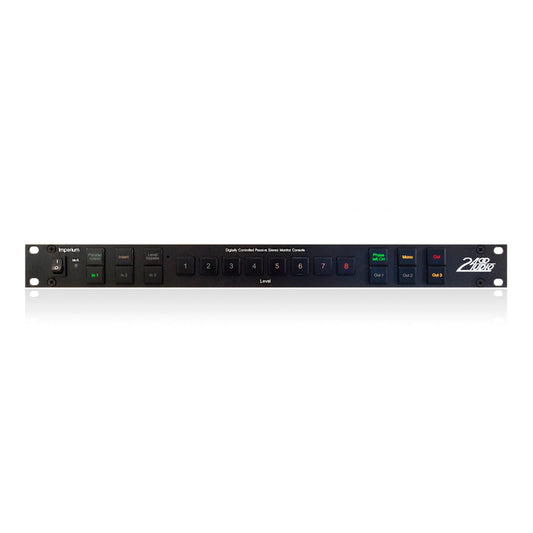 2400 Audio Imperium 1U Monitor Control Unit - Tie Fighter Black