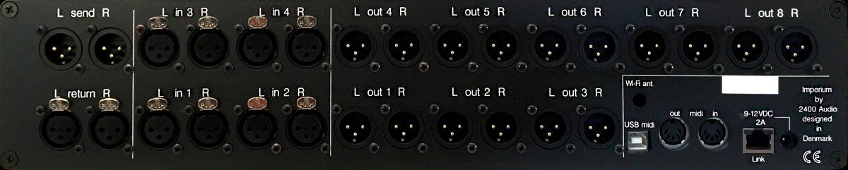 2400 Audio SL-Imperium 2U Monitor Control Unit - Tie Fighter Black