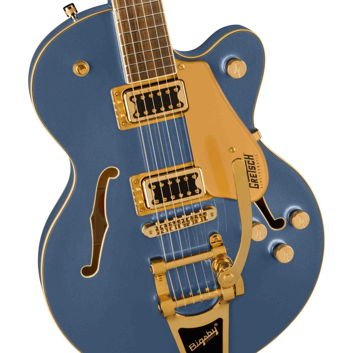 Gretsch G5655TG Electromatic® Center Block Jr. Single-Cut Electric Guitar, Cerulean Smoke