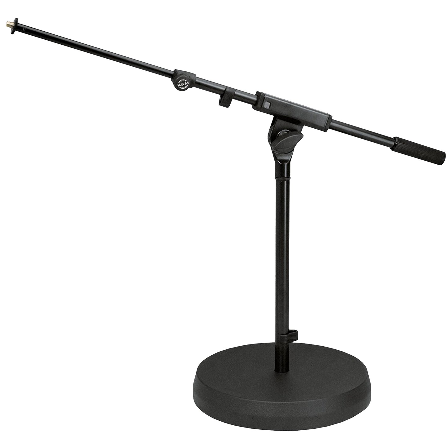 K&M Low Profile Round-Base Mic Stand Block