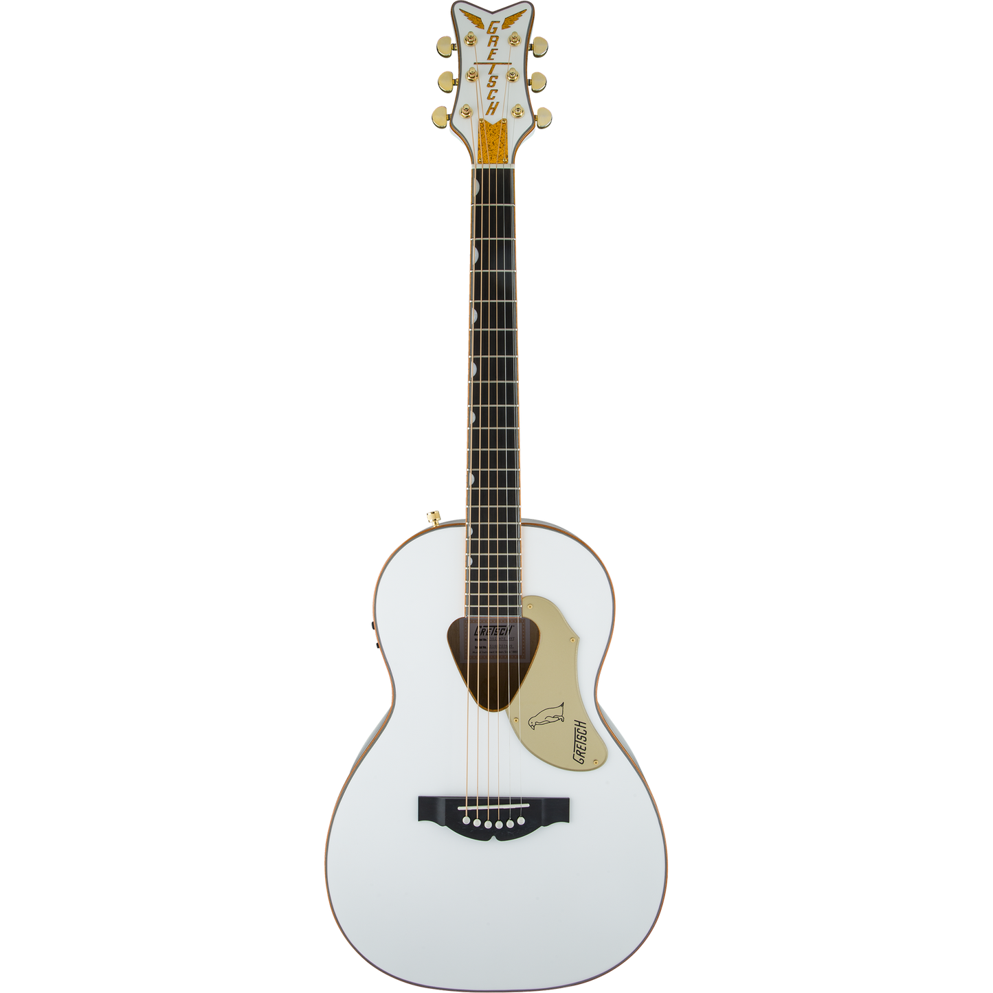 Gretsch G5021WPE Rancher™ Penguin™ Parlor Acoustic Electric Guitar, White