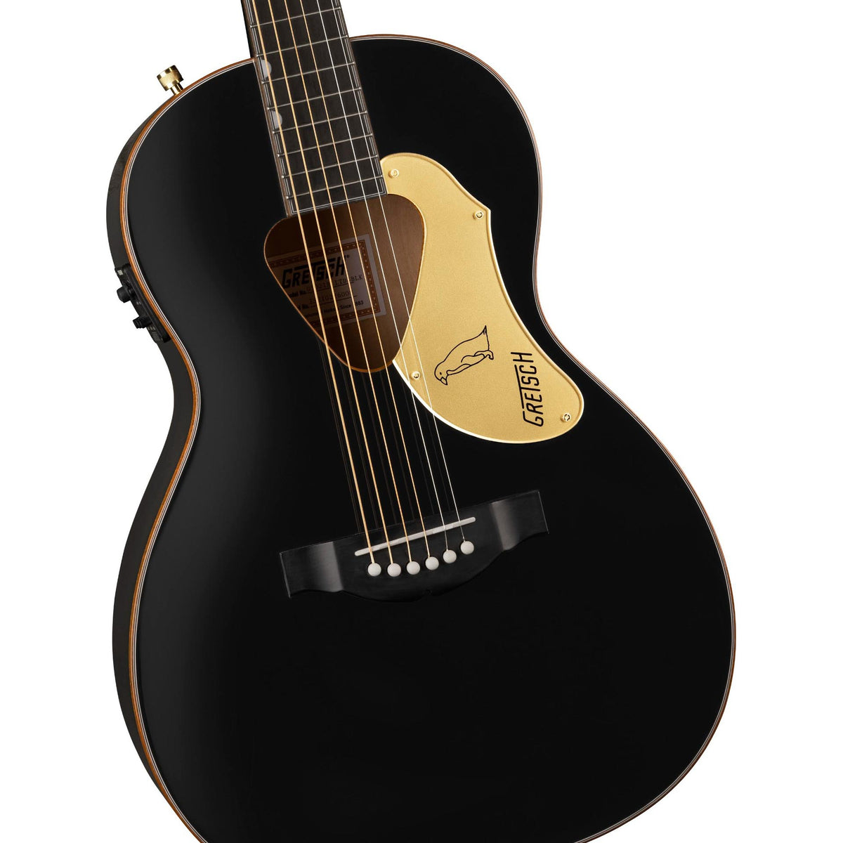 Gretsch G5021E Rancher™ Penguin™ Parlor Acoustic Electric Guitar, Black