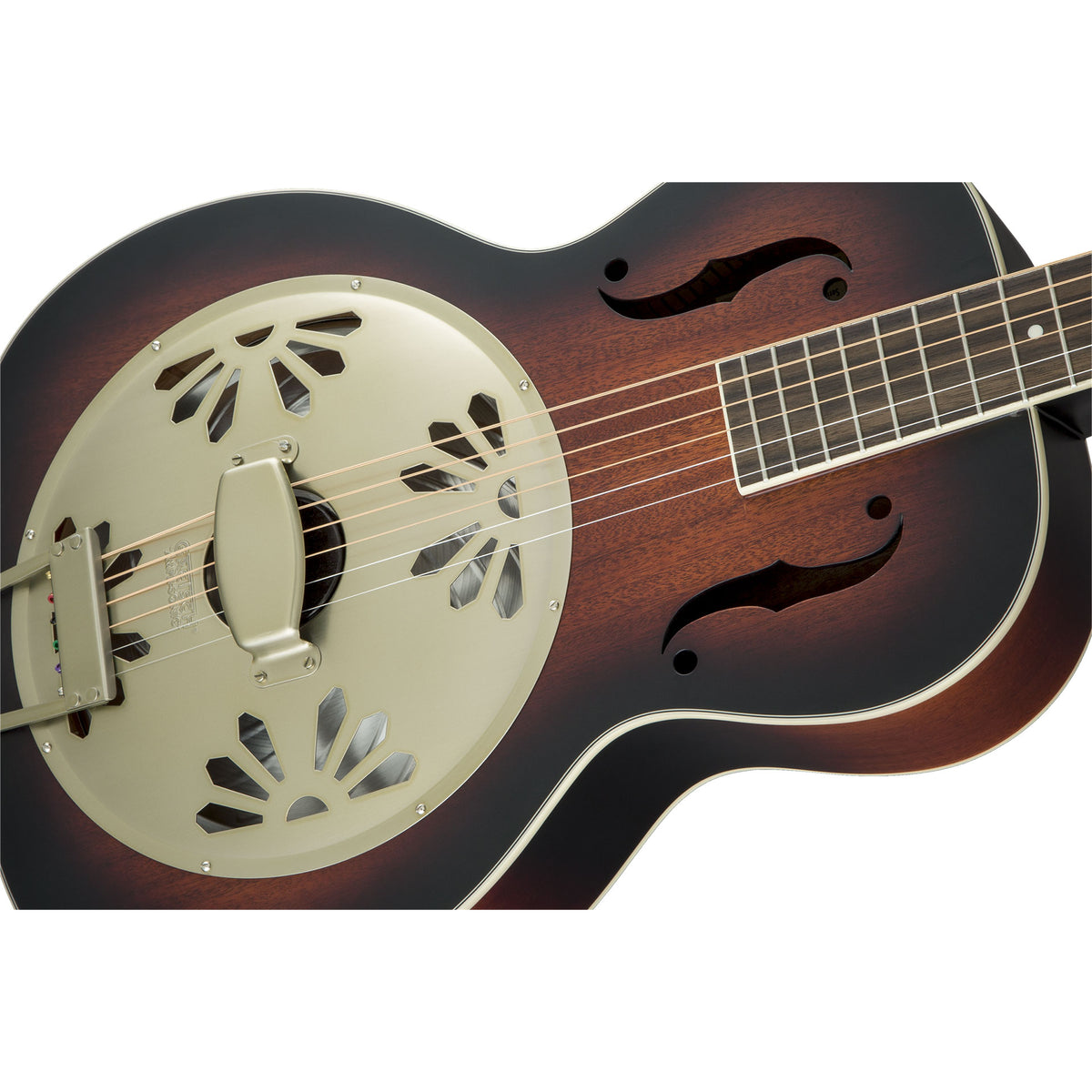 Gretsch G9241 Alligator Biscuit Round Neck Resonator 2 Color Sunburst