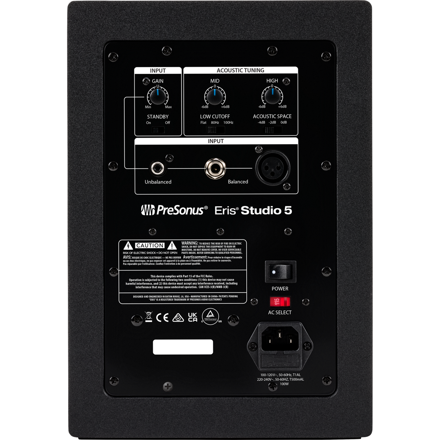 Presonus Eris Studio 5 2nd Gen 5” Active Single Studio Monitor EBM Waveguide