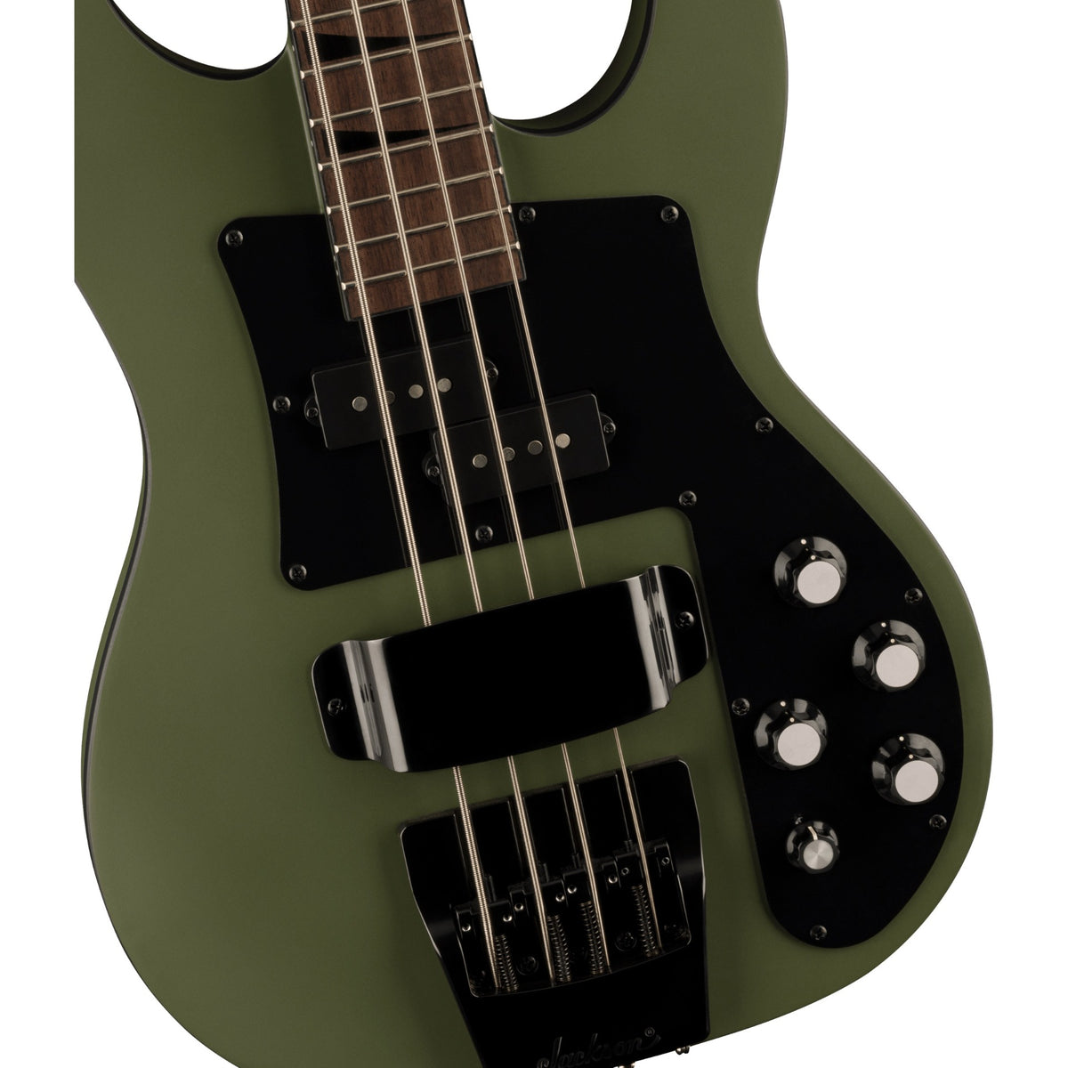 Jackson X Series Concert Bass CBXNT DX IV Bass Guitar, Matte Army Drab