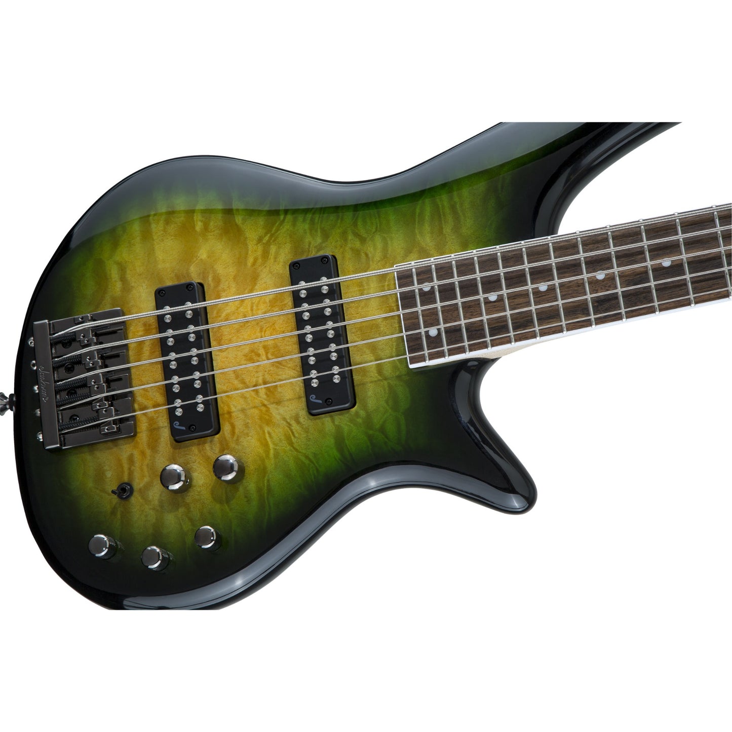 Jackson JS Series Spectra Bass JS3QV Bass Guitar, Alien Burst