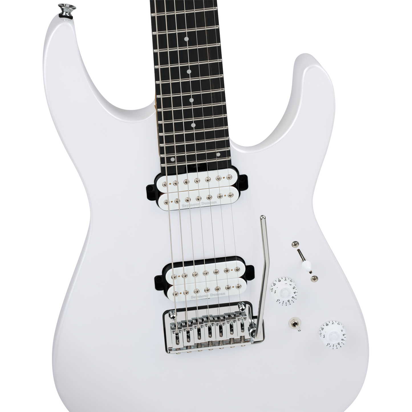 Charvel Pro-Mod Plus DK24-7 HH 2PT EB Limited Edition 7-String Electric Guitar - Celestial Silk