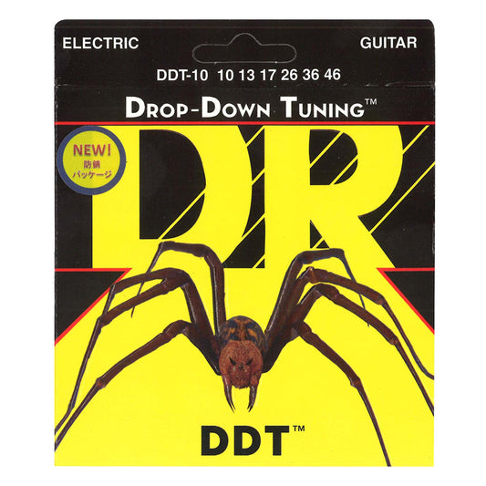 DR Strings DDT-10 Nickel Plated Electric Guitar Strings, Medium