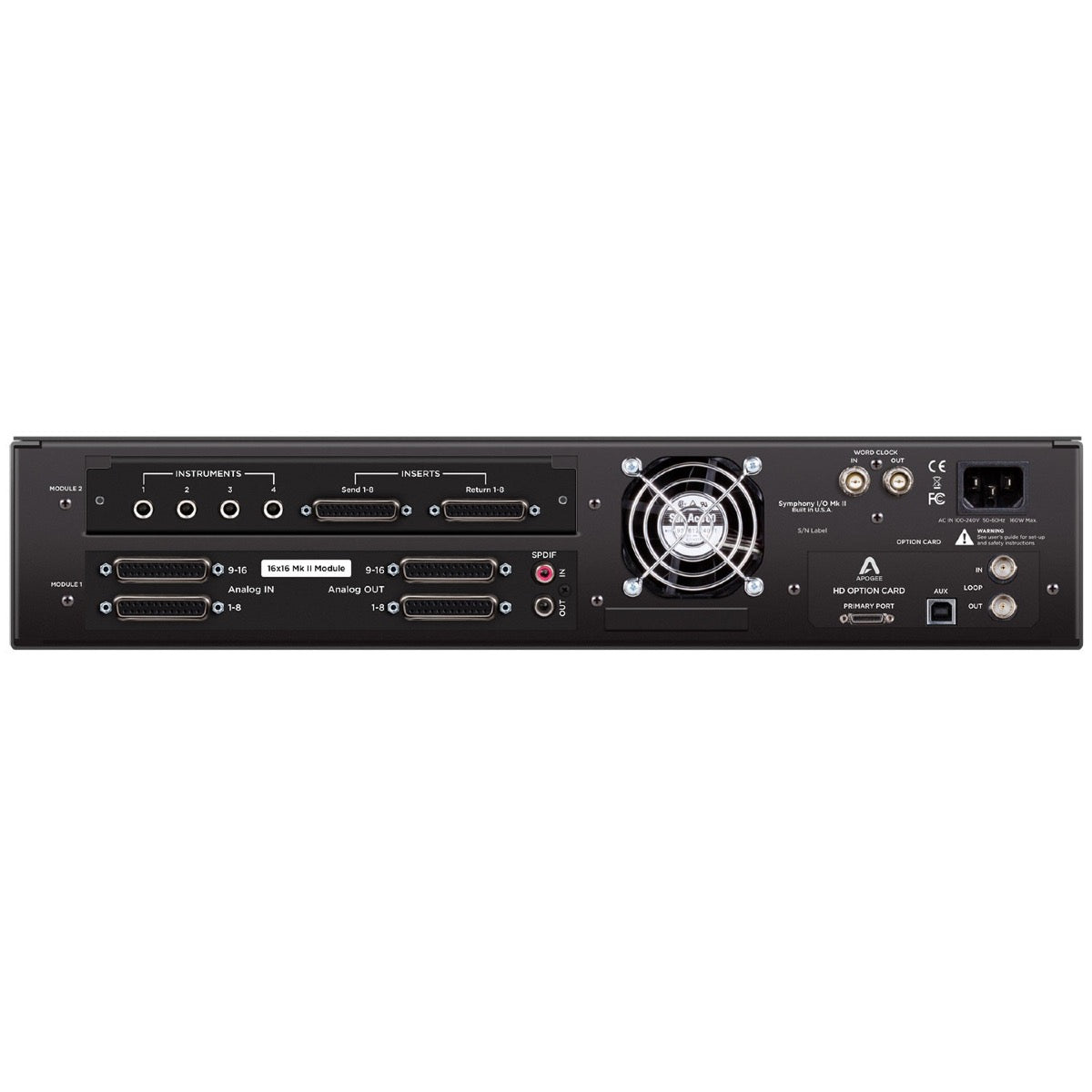 Apogee Symphony I/O MK II HD 16x16 + 8 Mic Preamps